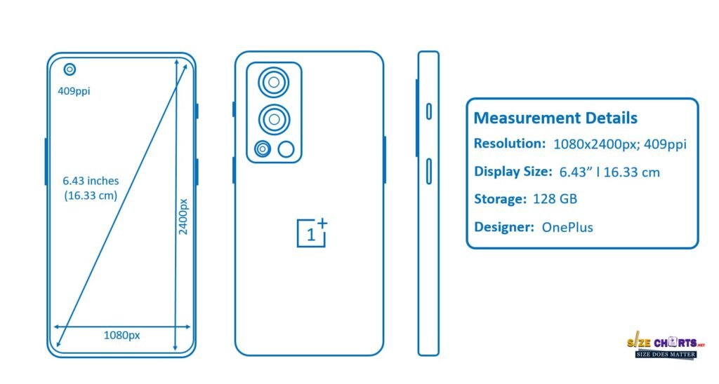 What are the Physical Size, Price, Dimensions & Measurement of the OnePlus Nord CE 2 5G?