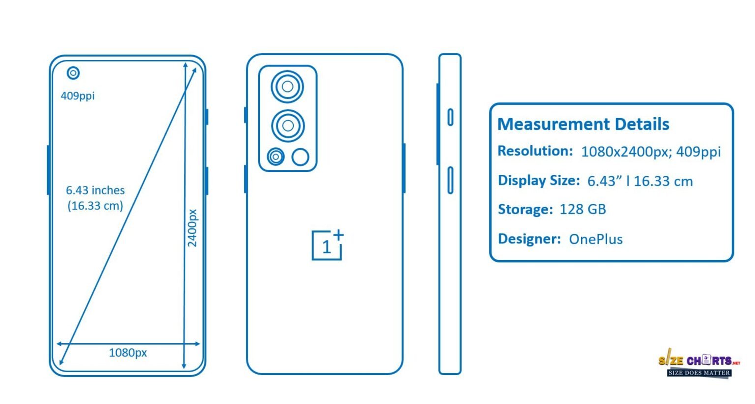 Oneplus Nord Ce 2 5g Dimensions