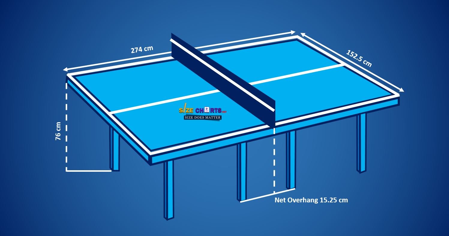 Table Tennis Table Measurements
