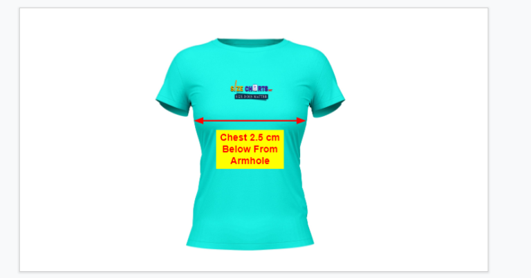 ▶Women’s T-Shirt Size Chart & Conversion